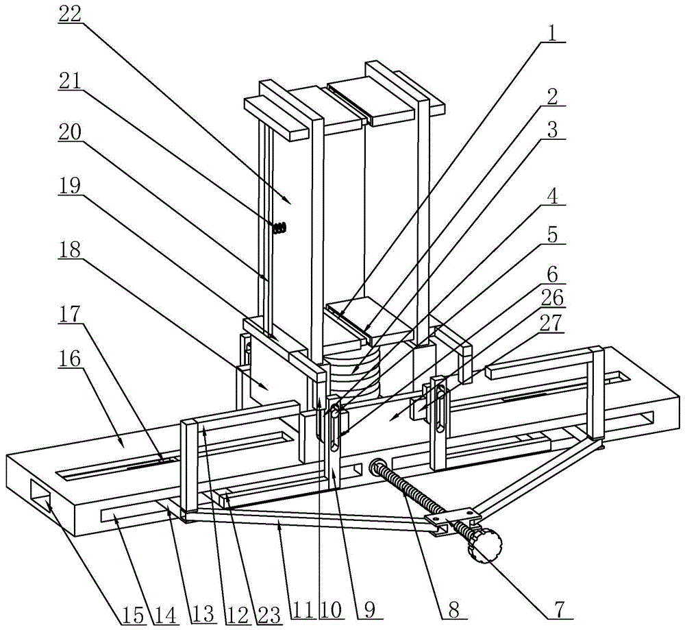 一种浅底坑电梯检修阻挡装置的制作方法