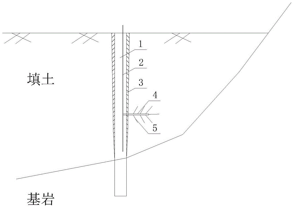 一种侧根复合受荷桩的制作方法