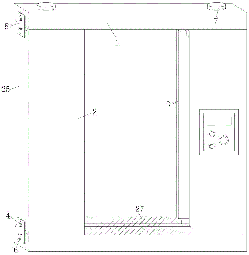 一种具有缓冲保护功能的电梯用安全门结构的制作方法