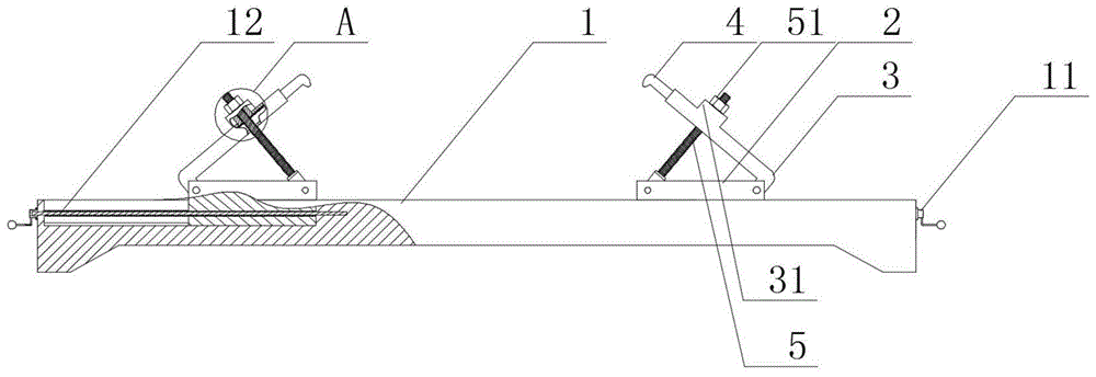 一种汽车零件模具压板结构的制作方法