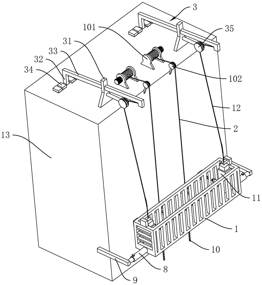 一种建筑外墙施工用吊篮的制作方法