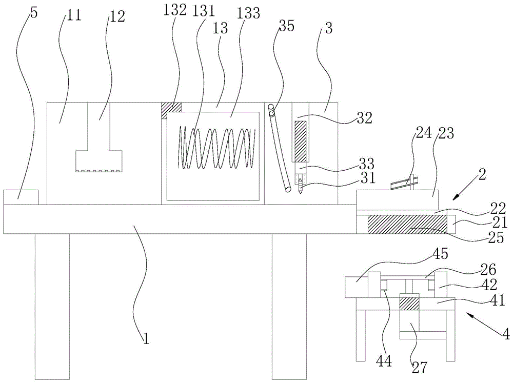 一种假发发条染色装置的制作方法