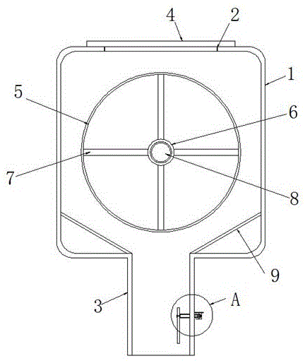 一种塑料模具具有防堵塞功能的进料装置的制作方法