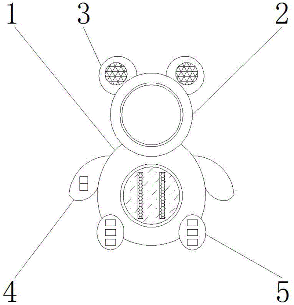 一种带加热功能的暖感睡眠安抚玩具的制作方法