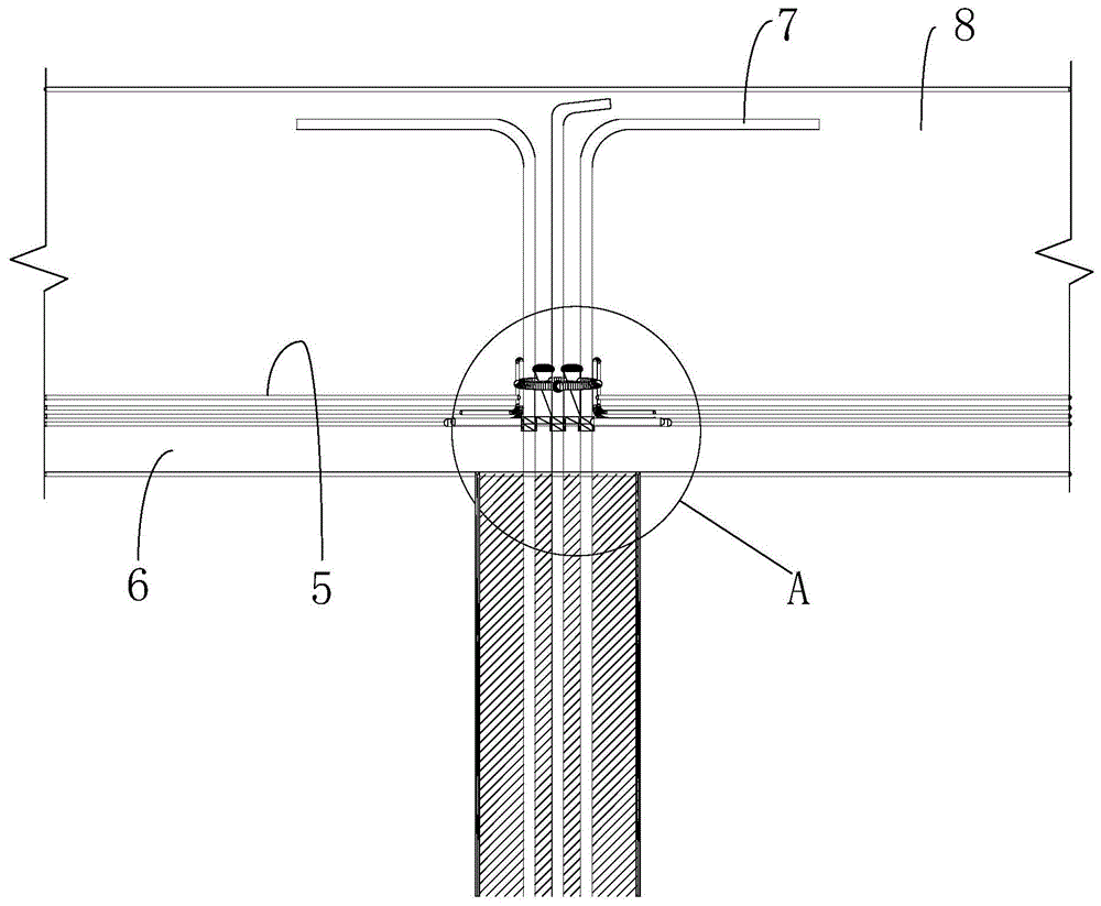 抗浮锚杆防水节点构造及其施工方法与流程