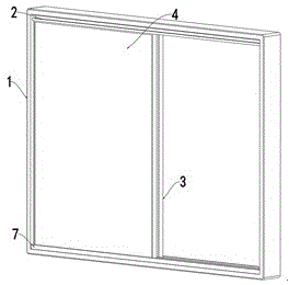 一种节能铝合金窗的制作方法