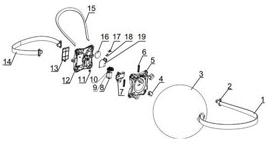 一种红外线触发气球背芯对战玩具的制作方法