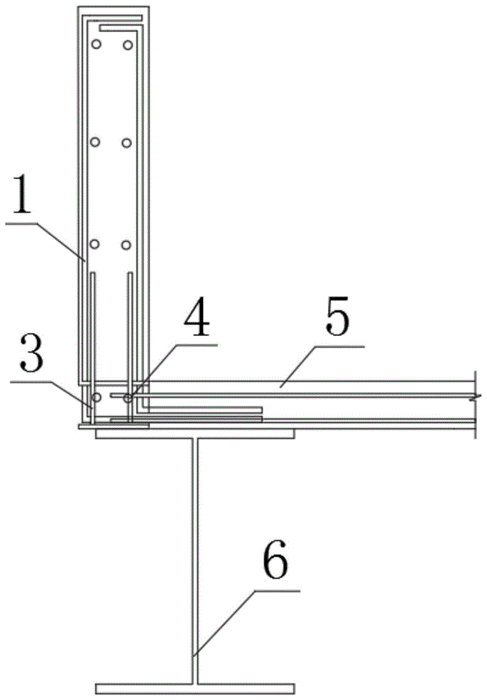 一种装配式钢结构与装配式混凝土结构连接节点的制作方法