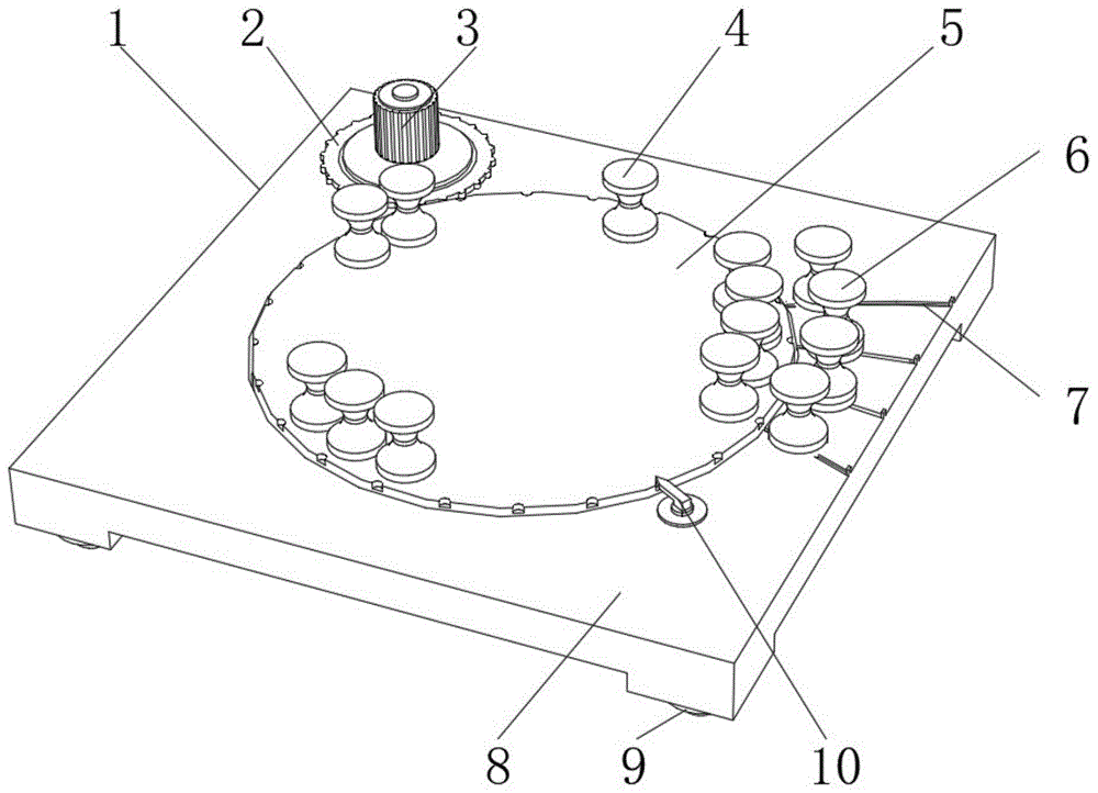 一种铜套管盘管机的制作方法