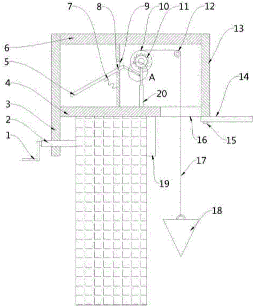 一种建筑施工用线坠装置的制作方法