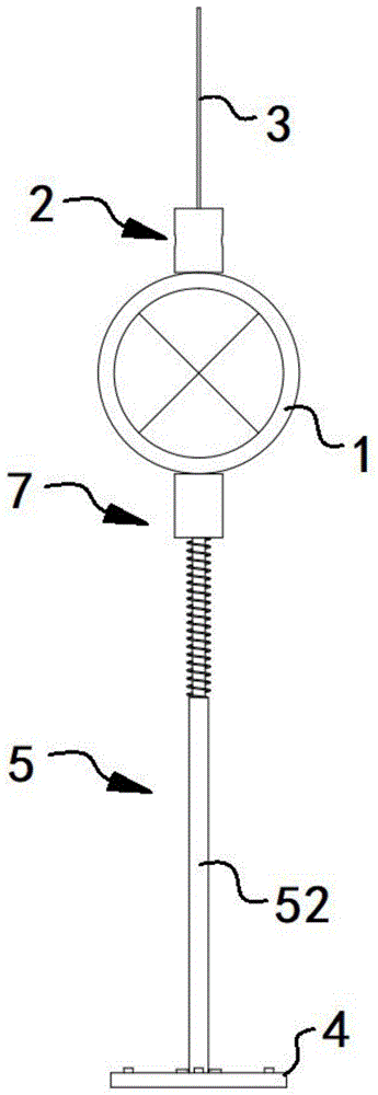 一种煤矿测量测距棱镜悬挂连接装置的制作方法