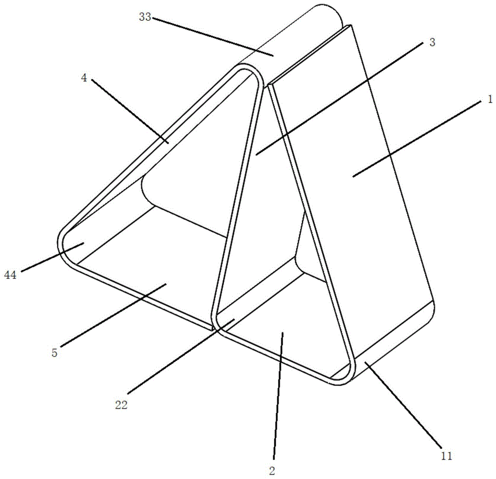 一种三角形型材的制作方法