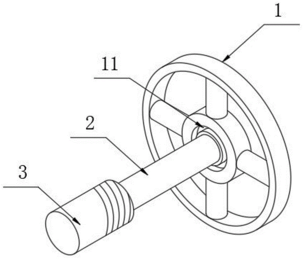 一种涡轮阀的手轮装置的制作方法