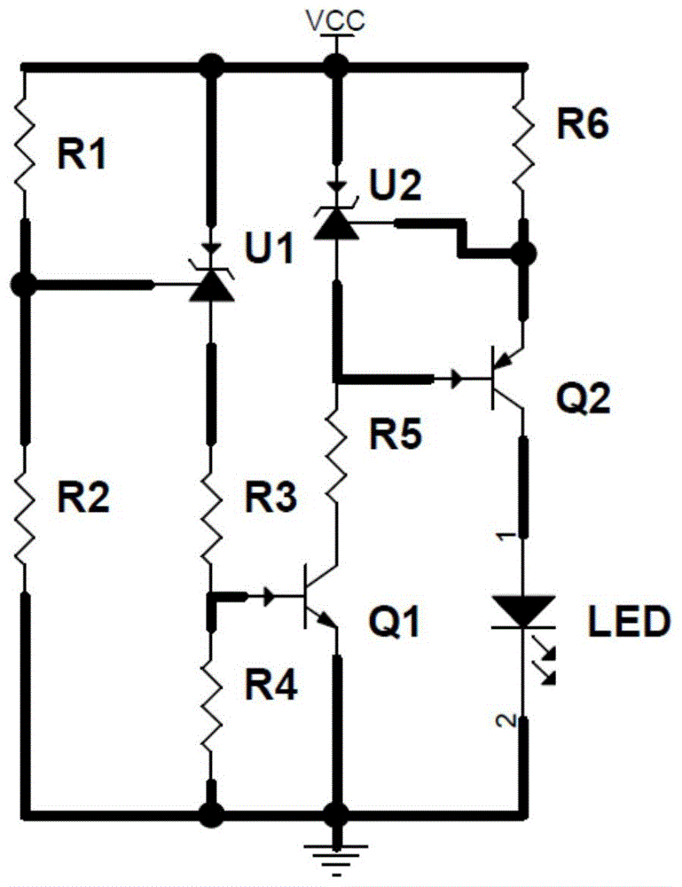 一种FF总线欠压指示电路的制作方法