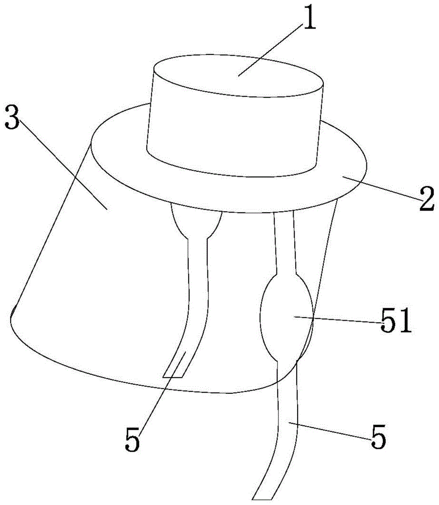 一种防病毒传播的渔夫帽的制作方法