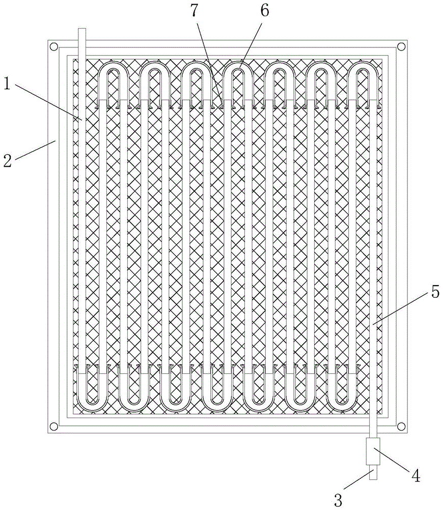 一种节能型铝平板蒸发器结构的制作方法
