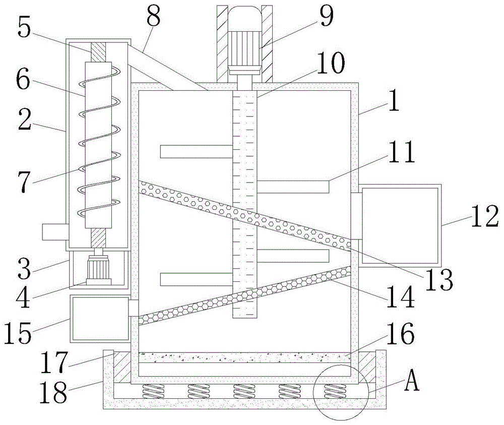 一种建筑施工用砂石筛选装置的制作方法