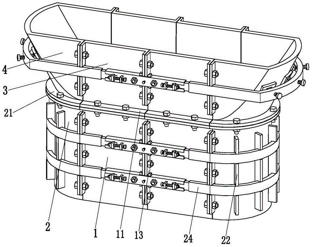 一种建筑工程混凝土浇筑加固型钢模板的制作方法