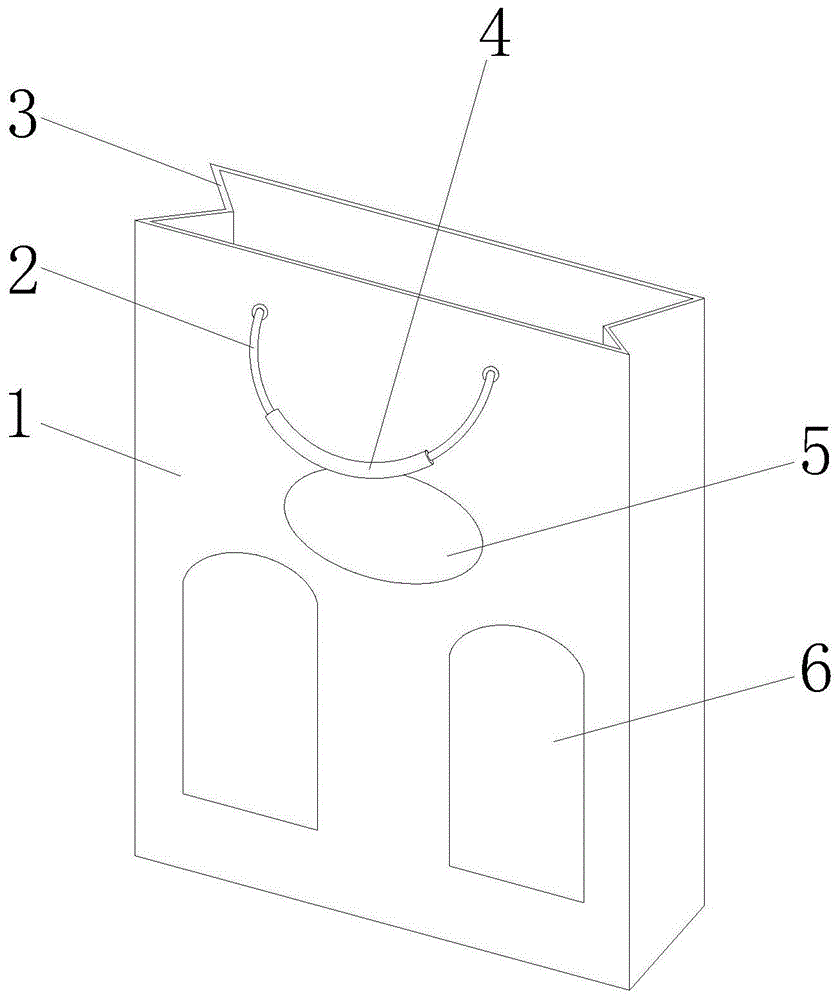 一种抗冲击的葡萄酒手提纸袋的制作方法