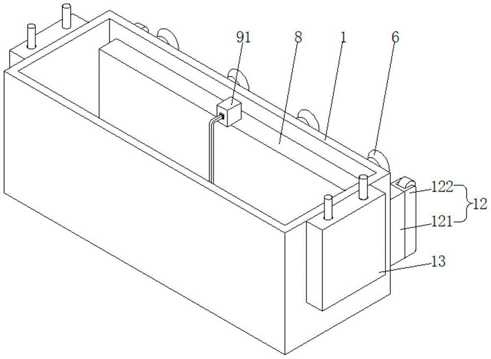 一种建筑工程用吊篮的防晃机构的制作方法