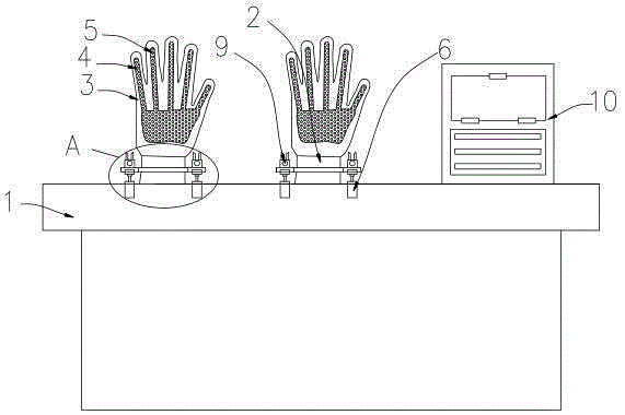 一种透气PVC手套检测装置的制作方法