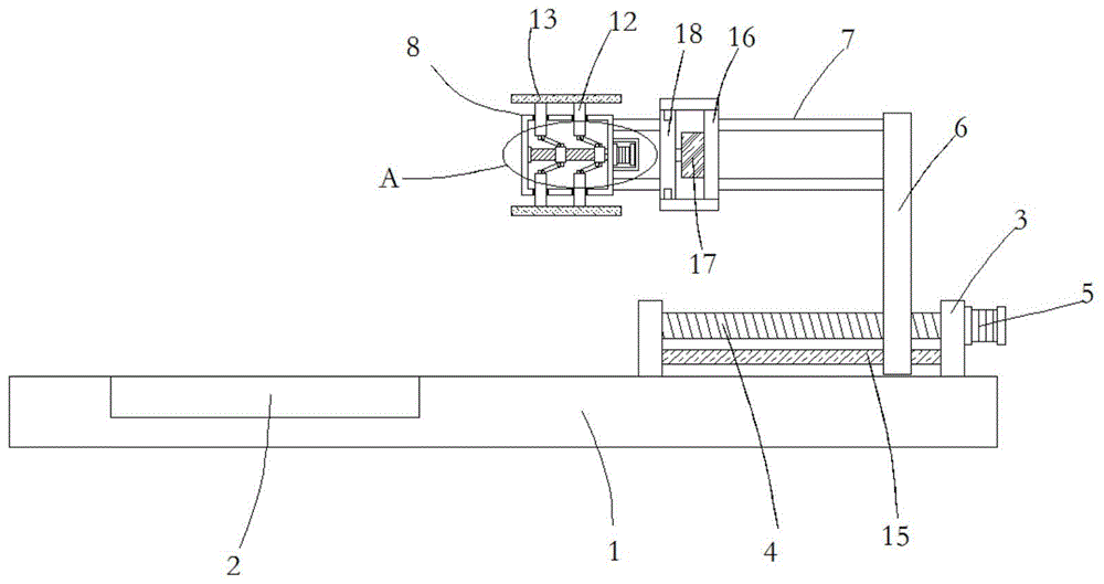 一种液缸阀座孔的加工装置的制作方法