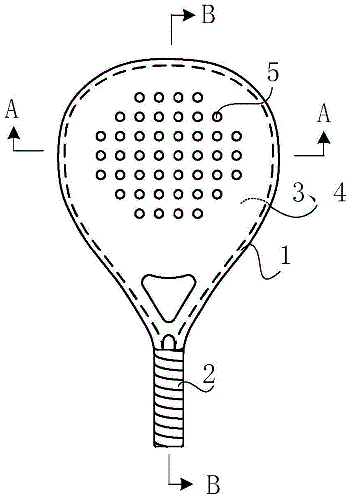 一种户外球拍的制作方法