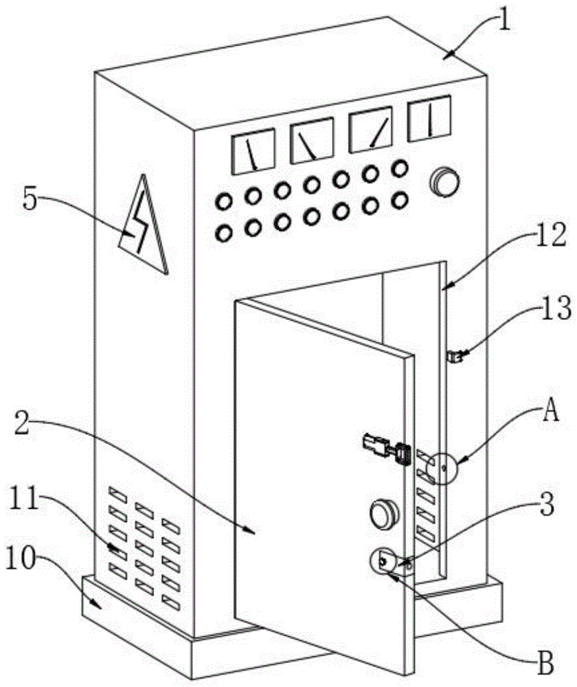 一种柜门带多重锁的配电柜的制作方法