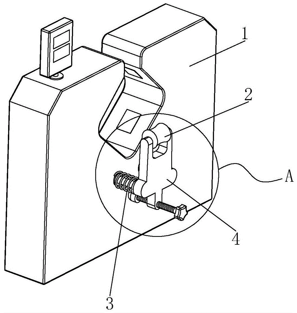 一种激光测径仪的间距可调式导轮装置的制作方法