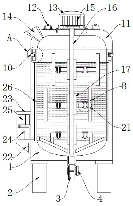 一种聚脲弹性体的制备装置的制作方法