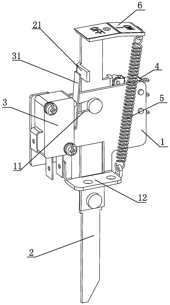 剩余电流动作断路器的分合闸指示装置的制作方法