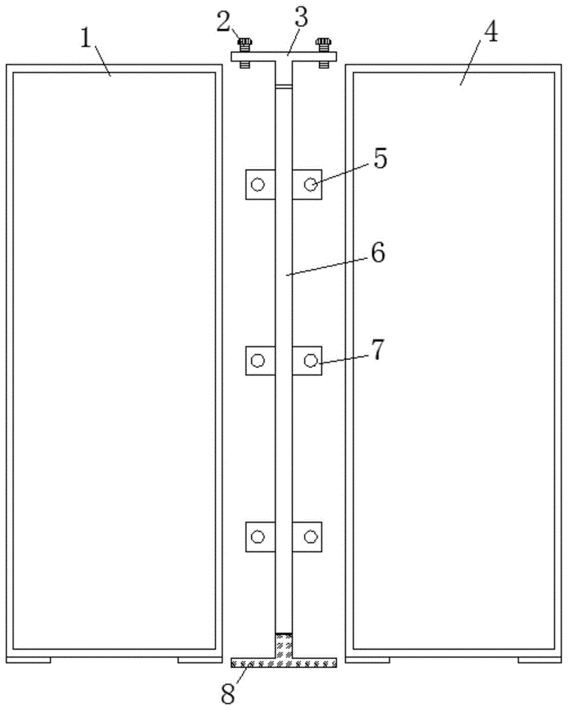 一种低压开关柜柜体快速并柜连接装置的制作方法