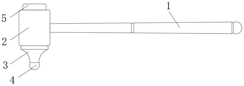 一种适用于震络疗法的按摩锤的制作方法