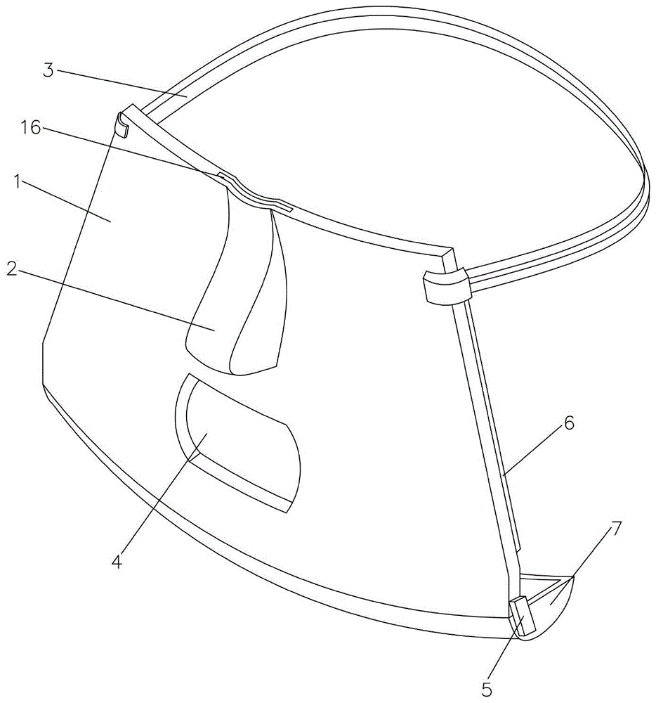 一种插管用检查防护面罩的制作方法