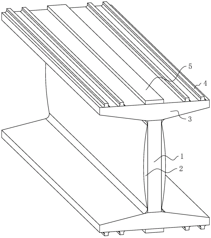 一种加强型工字钢的制作方法