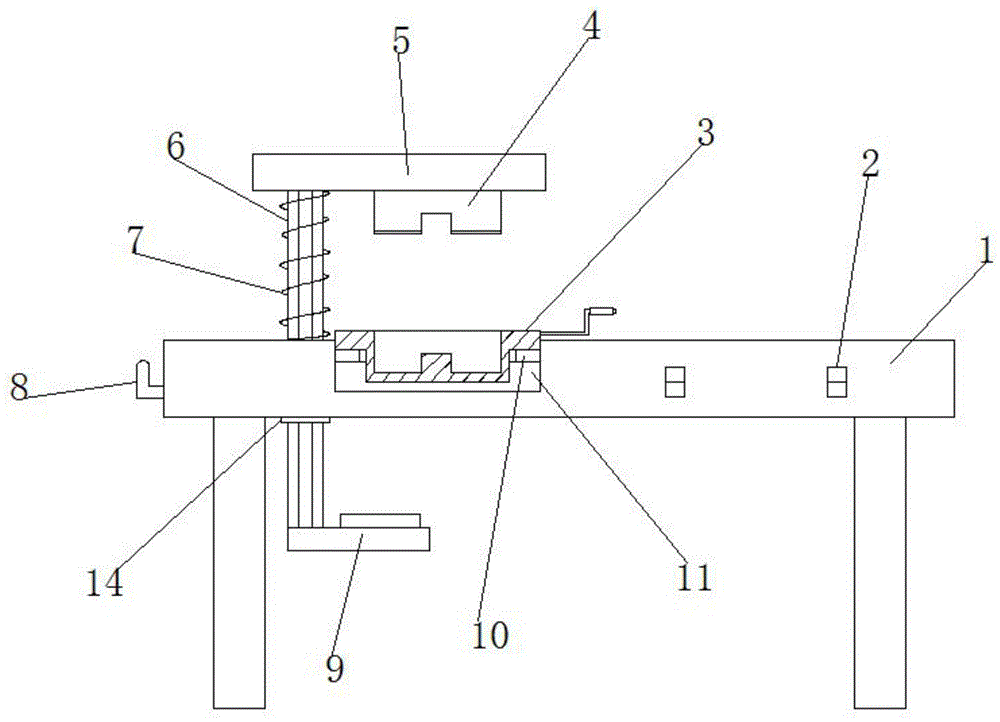 一种鸭锁骨切段机的制作方法