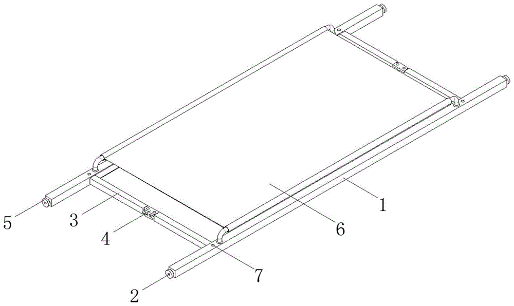 一种医疗外科用简易担架的制作方法