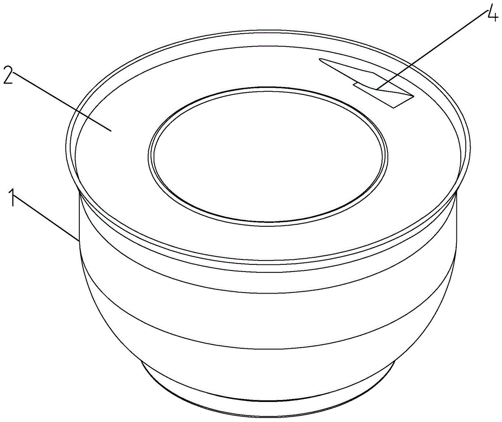 一种覆膜铁密闭容器的制作方法