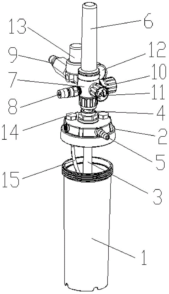 一种空气氧气混合吸入器的制作方法