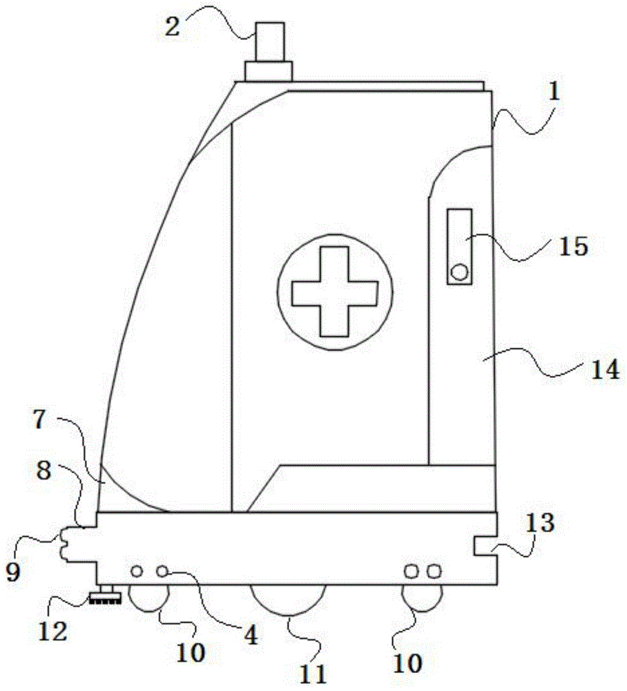 一种医用物流机器人的制作方法