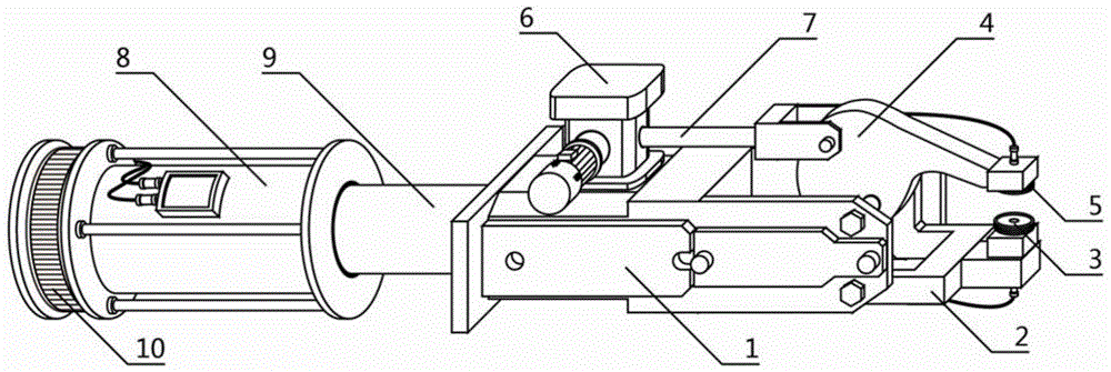 一种用于模具的带有伸缩装置的旋转磁力机械夹钳的制作方法