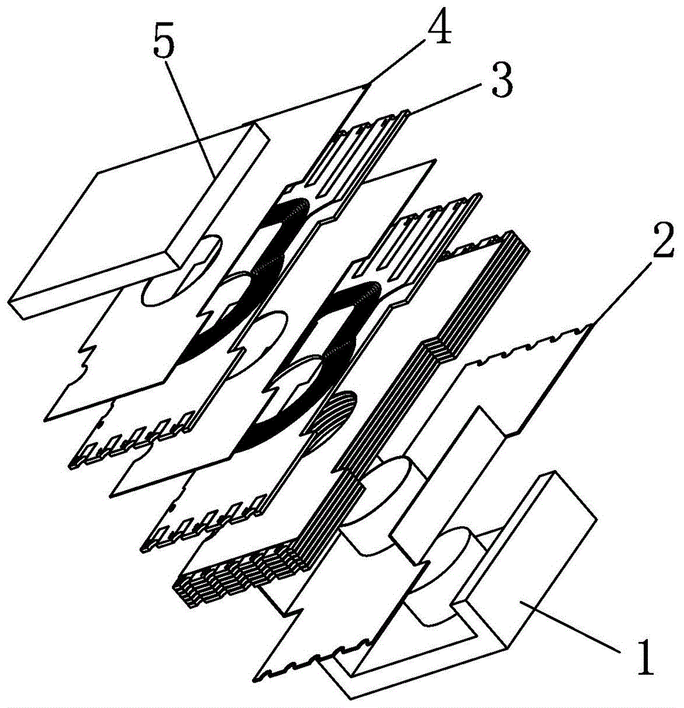 一种分层堆叠方式的高性能电子变压器及其实现方法与流程