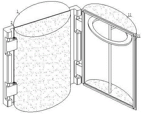 一种双门密封效果较好的真空电镀机的制作方法