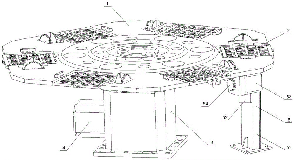 一种接插件激光焊锡球机用转盘装置的制作方法