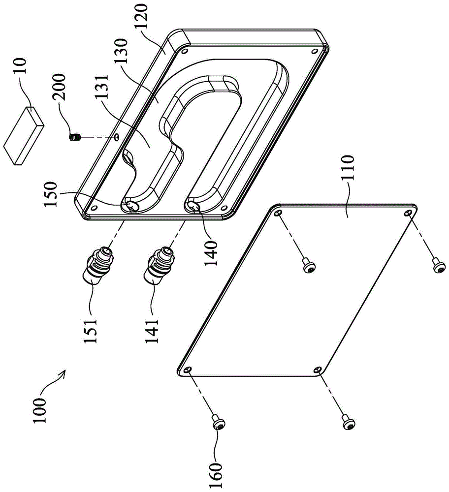 用于液冷装置的排气结构以及液冷装置的制作方法