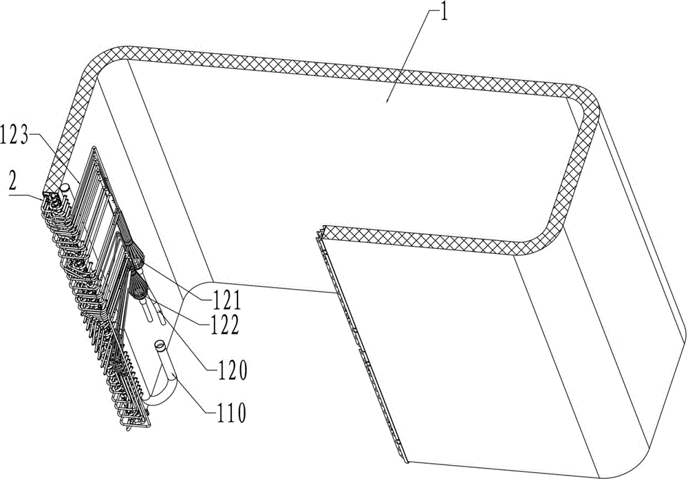 一种G型上出风空调室外机用的换热器结构的制作方法