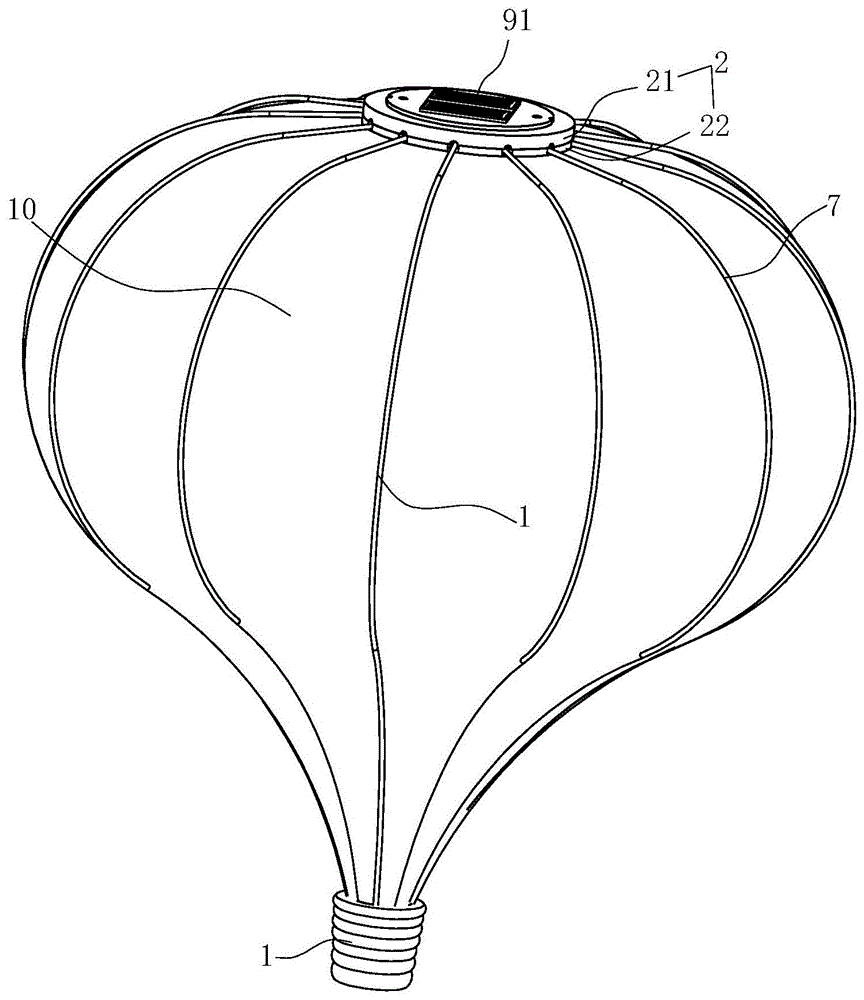 能折叠热气球的制作方法
