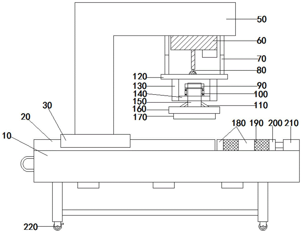 汽车模具架加工用装载设备的制作方法