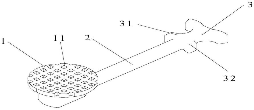 正畸用双向长臂牵引钩的制作方法