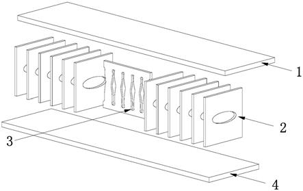 椭圆开洞耗能板和抛物线型耗能板协同应用的软钢消能器的制作方法